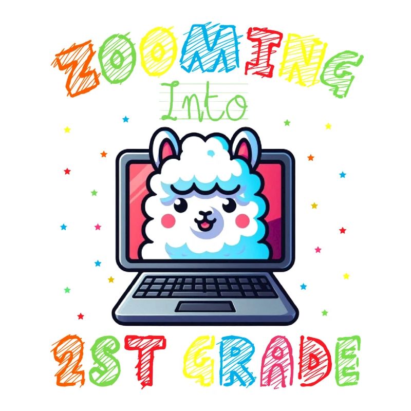 Rainbow Llama on Screen