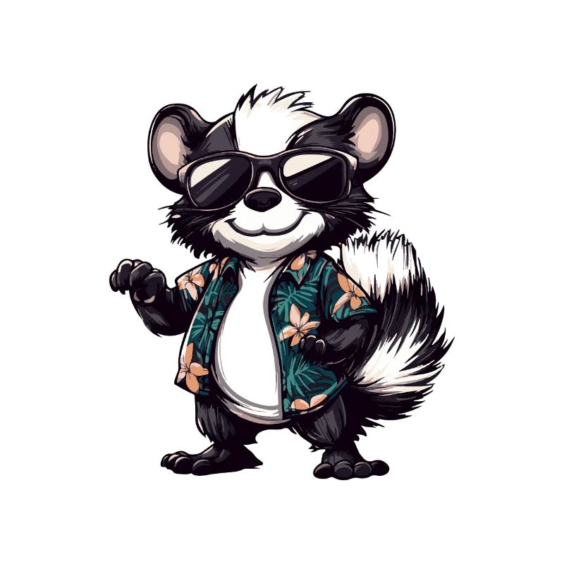 Skunk Comic Holiday