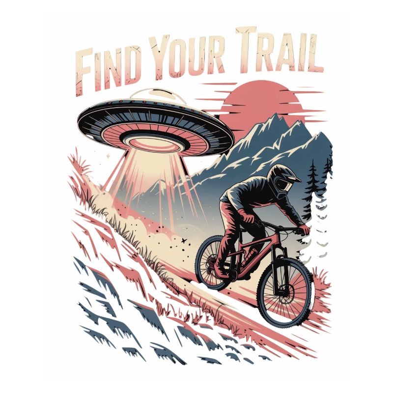 VTT, Descente, Action du cyclisme