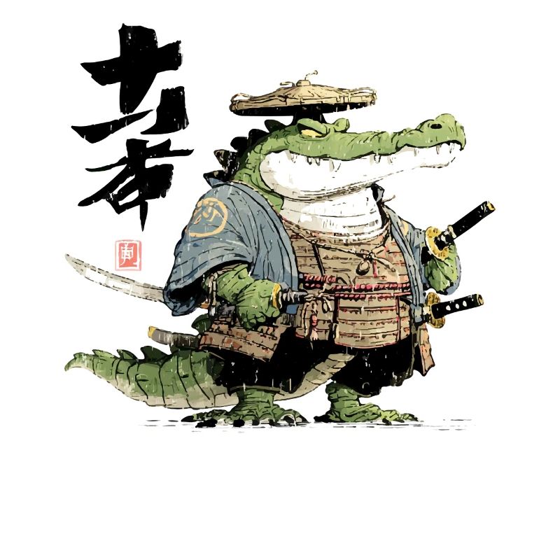 Alligator-Samurai-Duellant