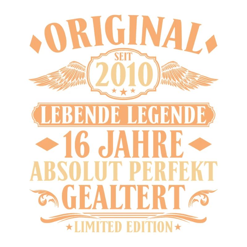 Original seit 2010 - 16. Geburtstag Geschenkidee