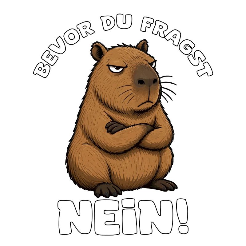 Capybara, Bevor du fragst, Nein!