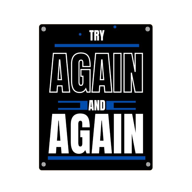 Try again