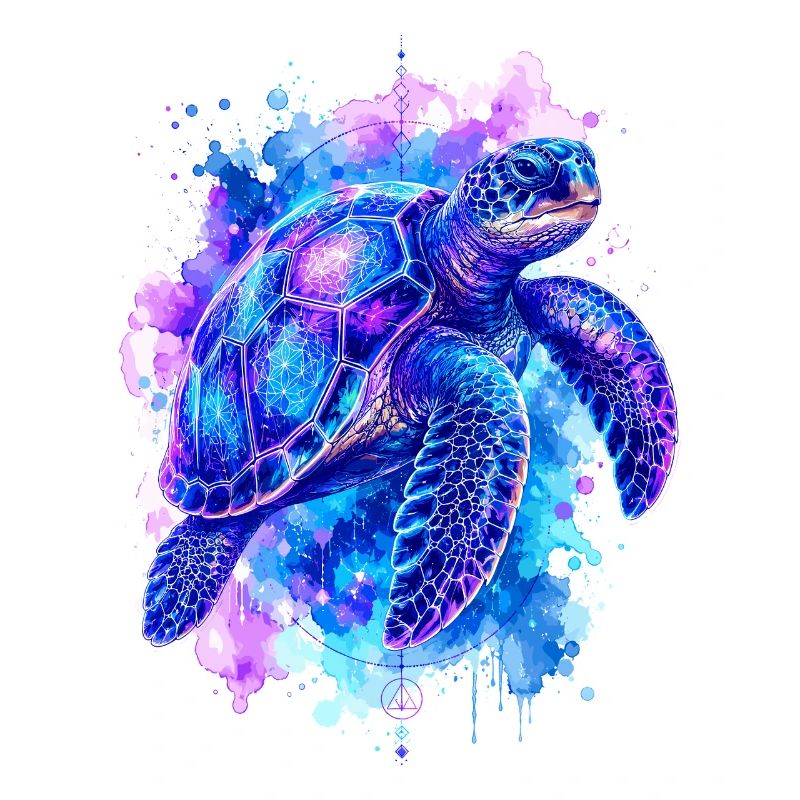 Sea turtle, turtle, water turtle
