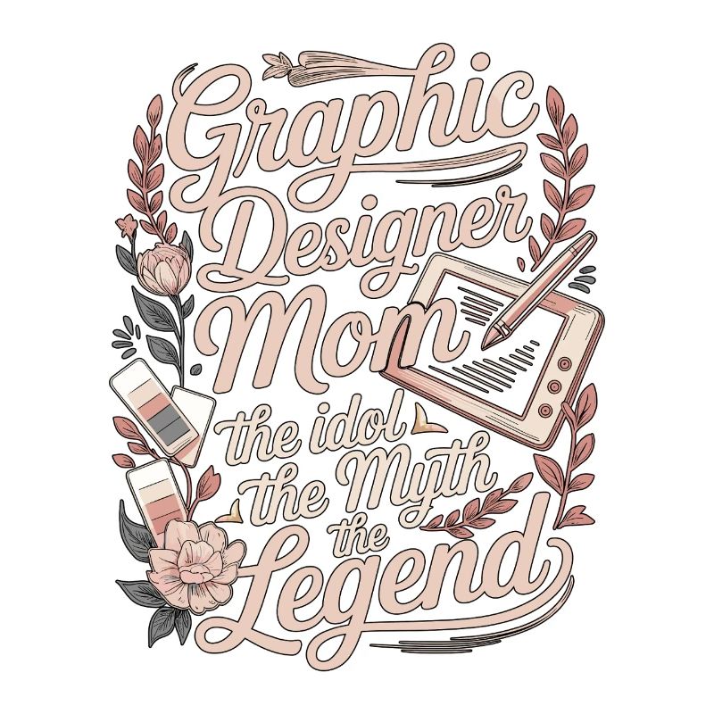 Graphic Designer Mom The Idol Creative Designer