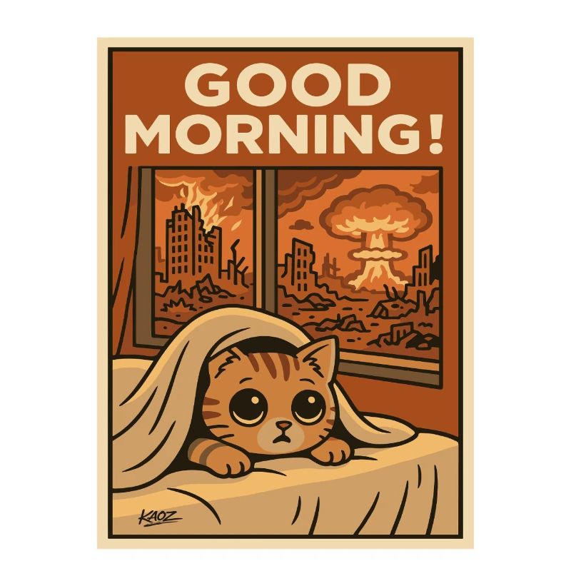 Good Morning: Apocalyptic Kitten
