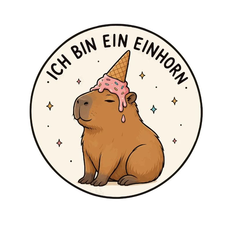 Capybara Einhorn