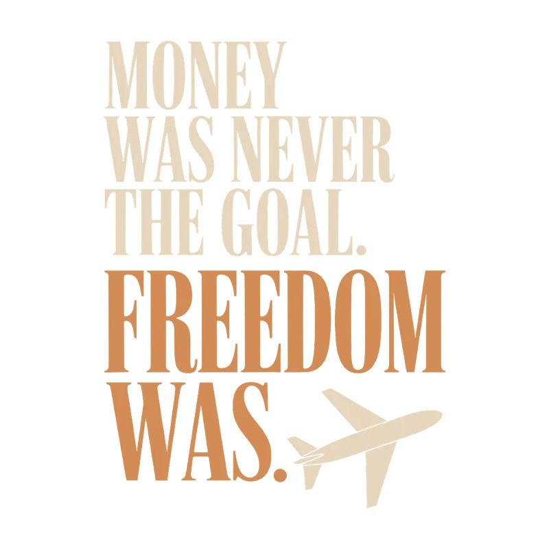 Objectif financier Esprit de liberté Entrepreneur Liberté