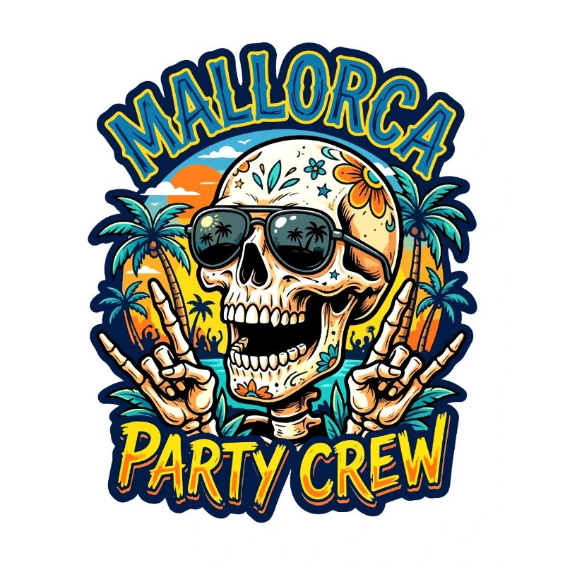 Mallorca Party Team Skeleton