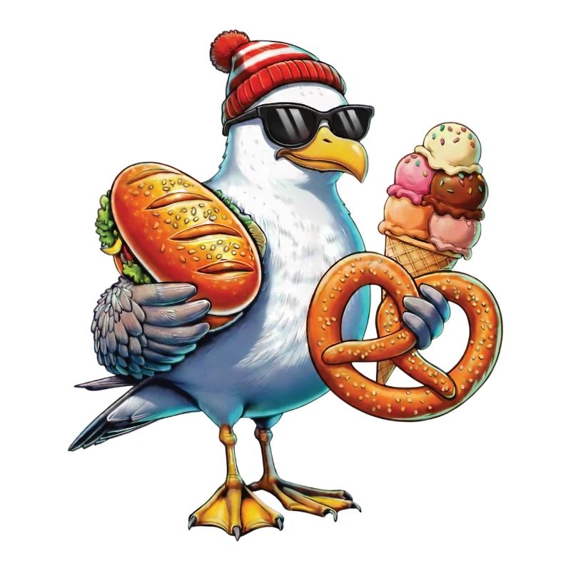 Möwe Brezel Eiscreme