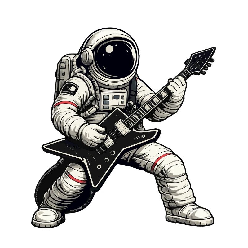 Astronaut Gitarrist