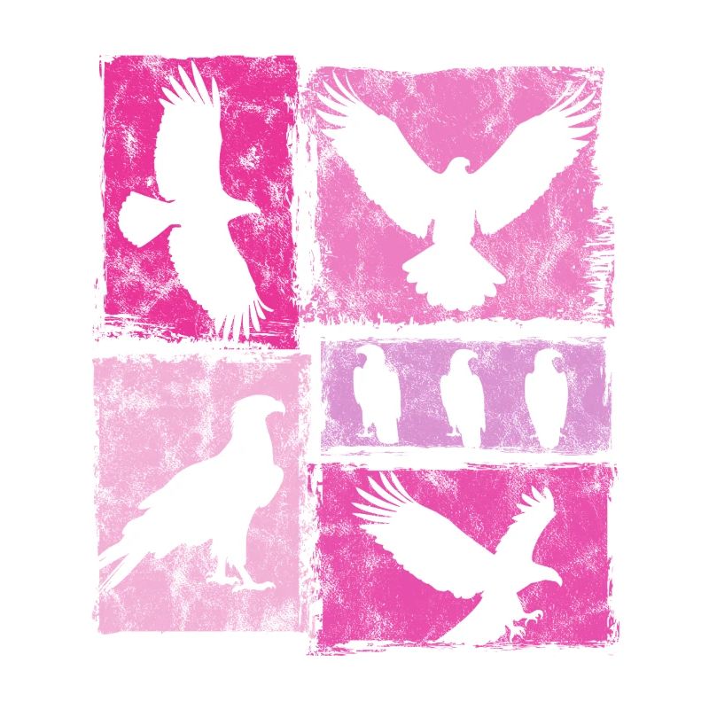 Silhouettes graphiques rétro Eagle