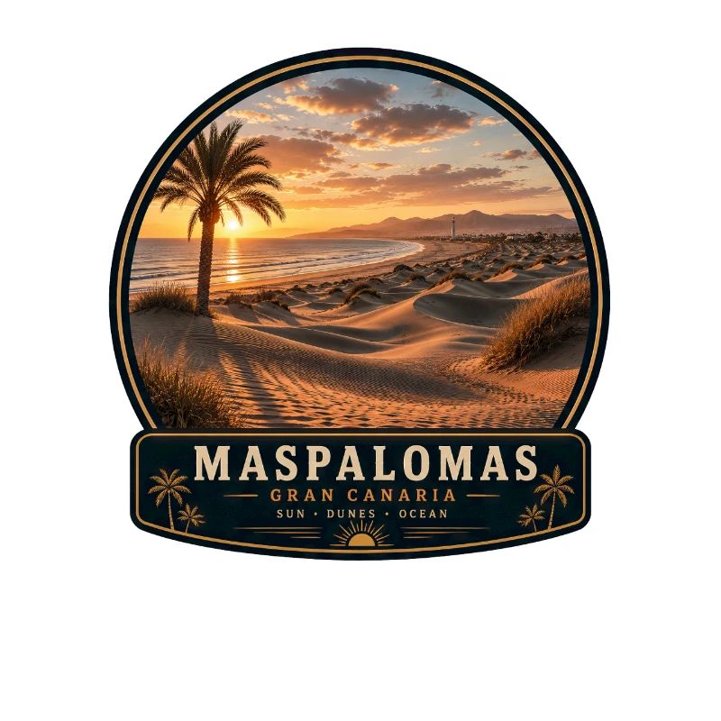 Coucher de soleil de Maspalomas à Gran Canaria