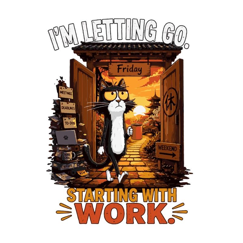 Friday Escape Cat: Starting with Work