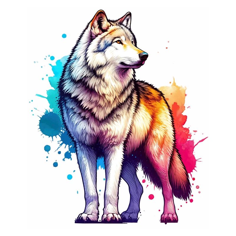 Grauwolf Geschenk