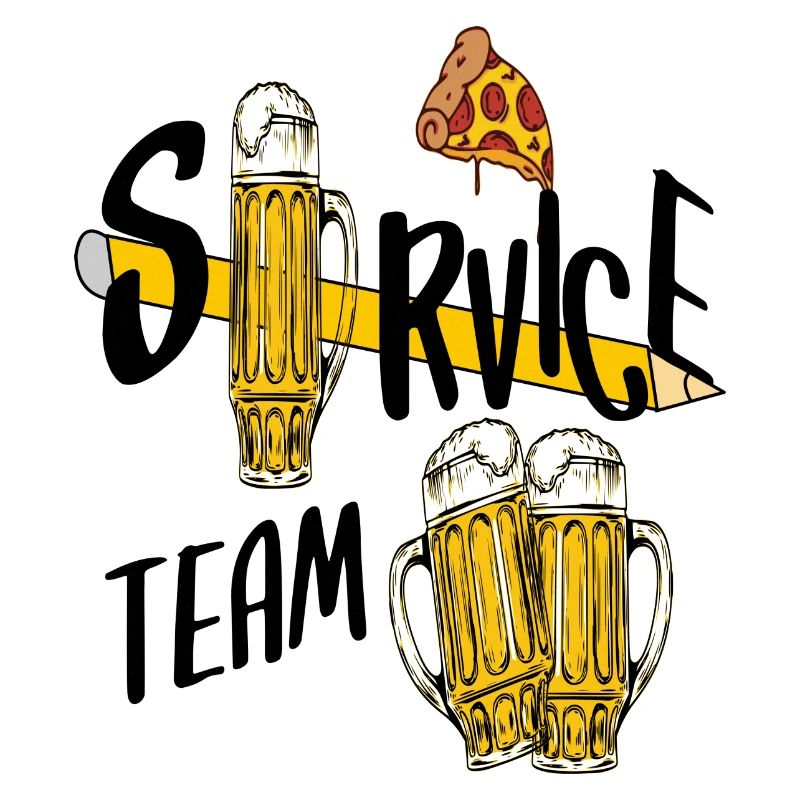 Bière de l'équipe de service