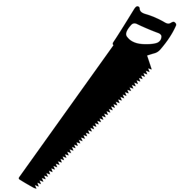 Säge für Tischler oder Holzarbeiter Logo