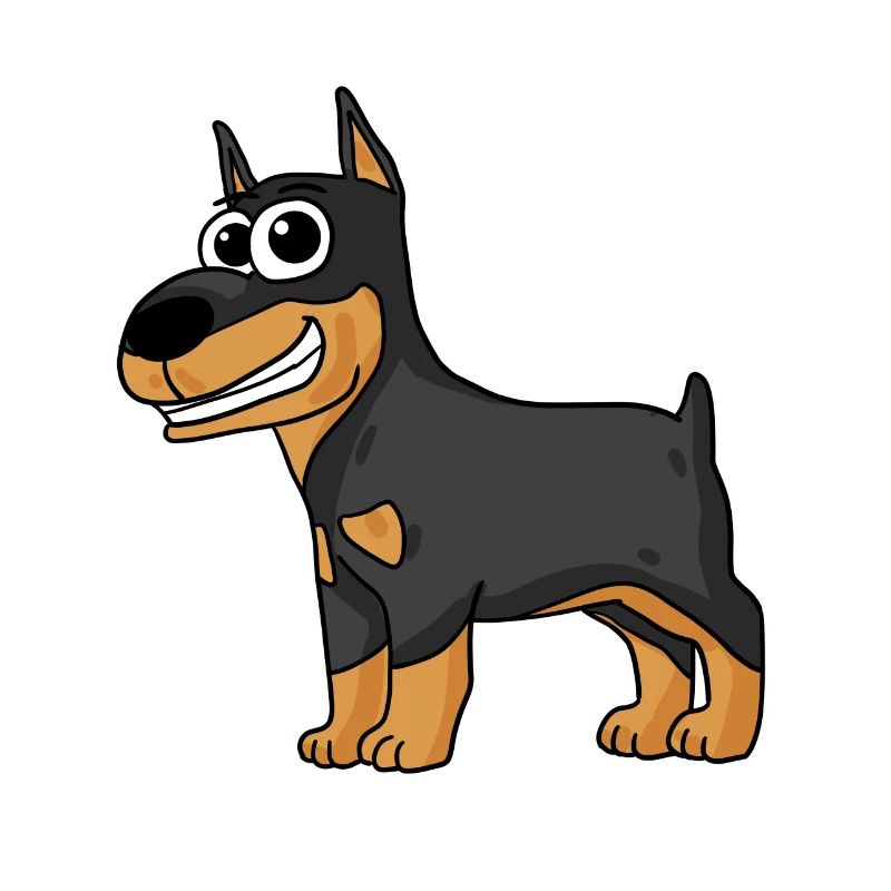 Dobermann Hund Hundebesitzer Geschenk