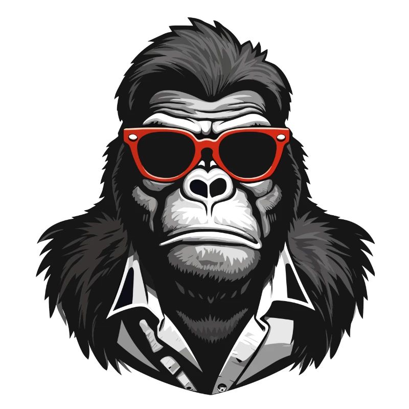 gorilla, monkey, primate