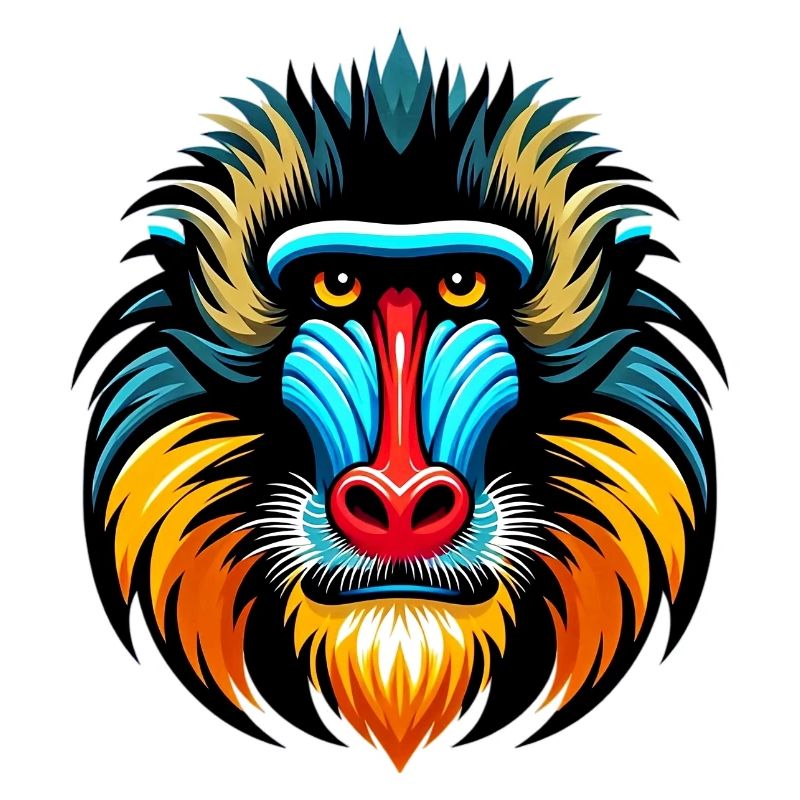 Mandrill monkey