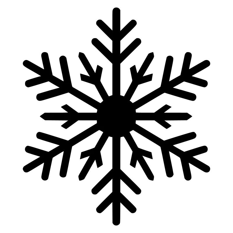 Schneeflocke, Eiskristall, Farbe variabel