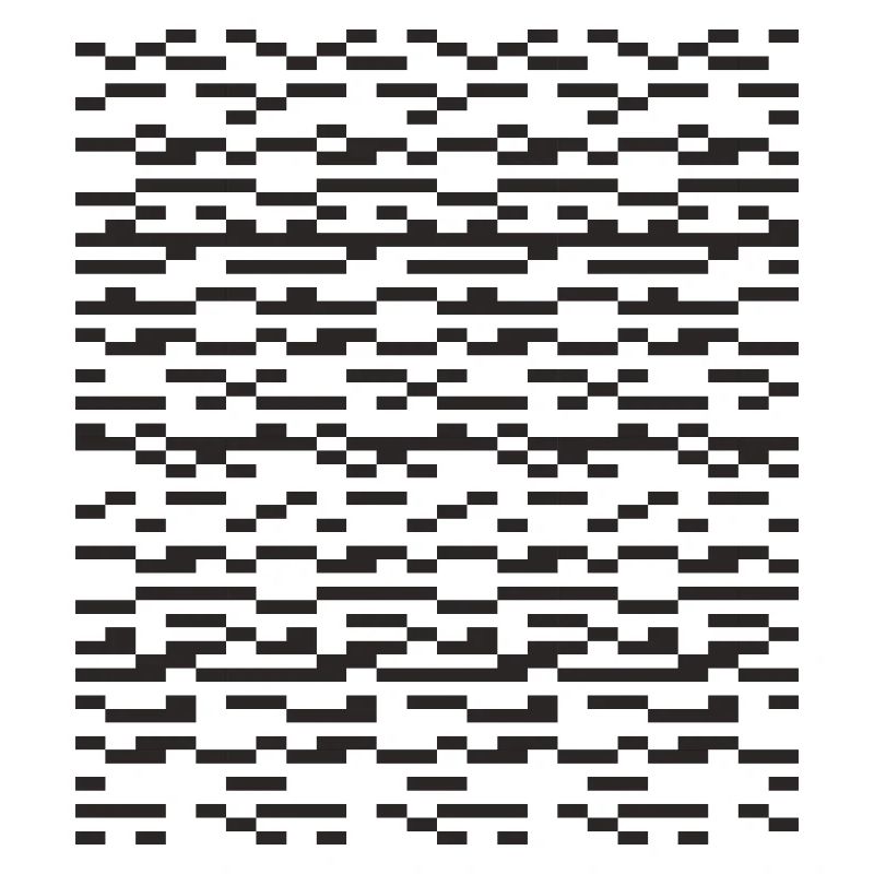 Noir Stripe pixeliges Glitch Grid