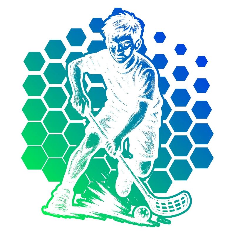 Conception compacte de floorball pour floorball