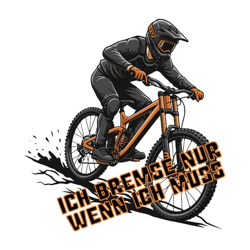 Cadeau de design de VTT pour descente