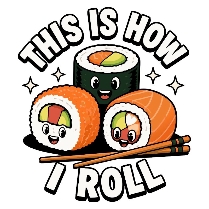 How to roll Japanese sashimi rolls