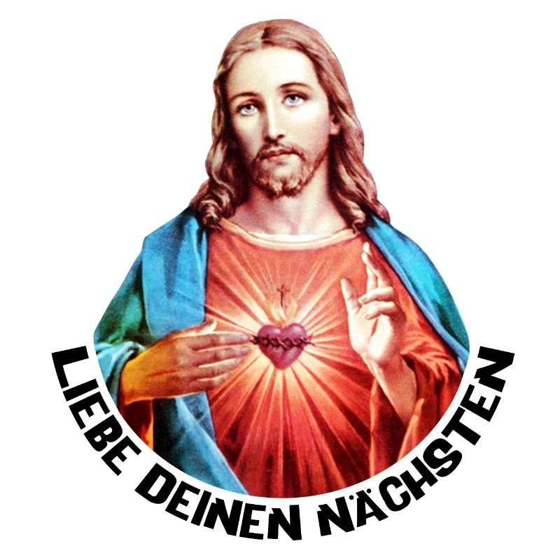 Love Your Neighbor Jesus Left Hand Blessing