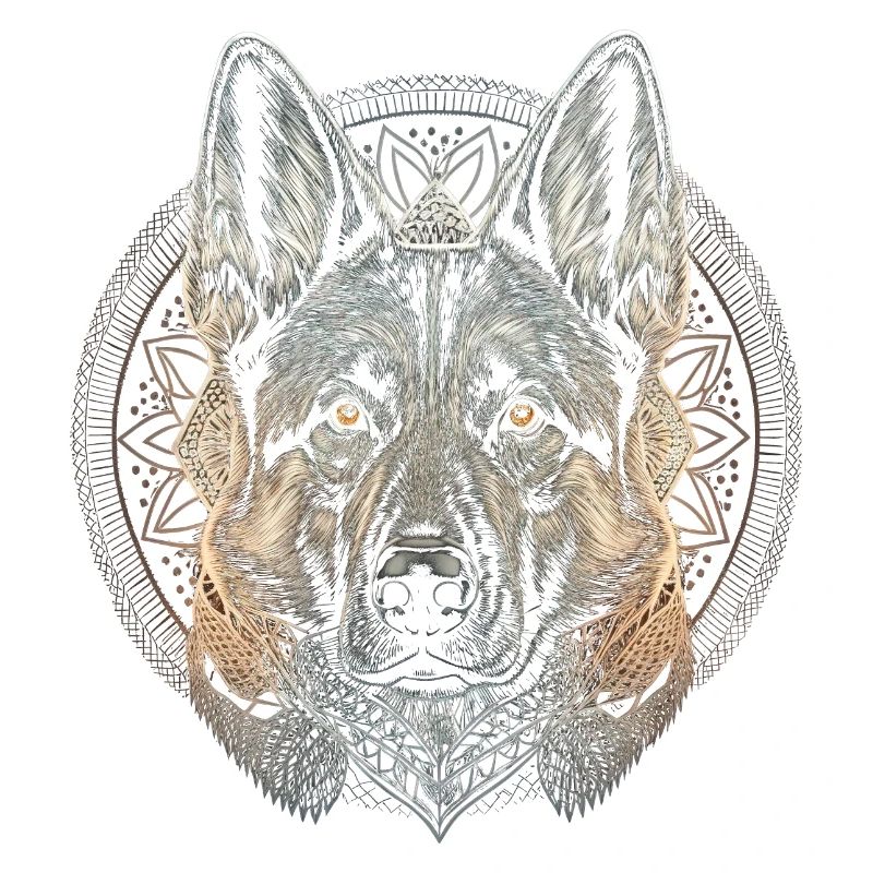 Berger allemand Conception graphique