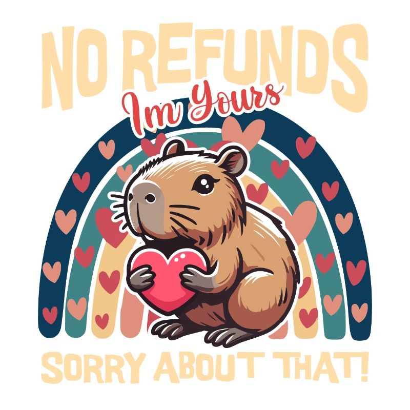 No Refund, I'm Yours Capybara