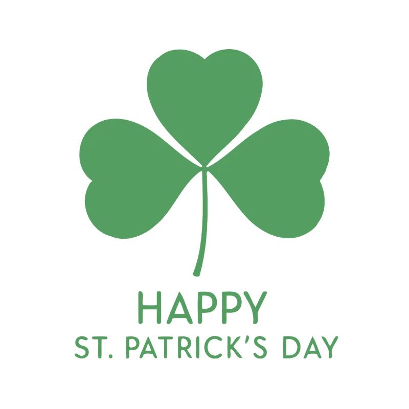 Trèfle Vert Saint Patrick
