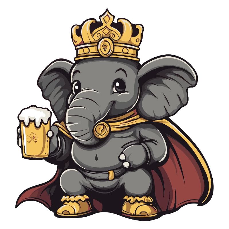 Elefant Bier König