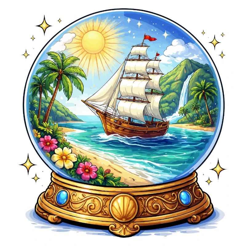 Ship's dream spherical image