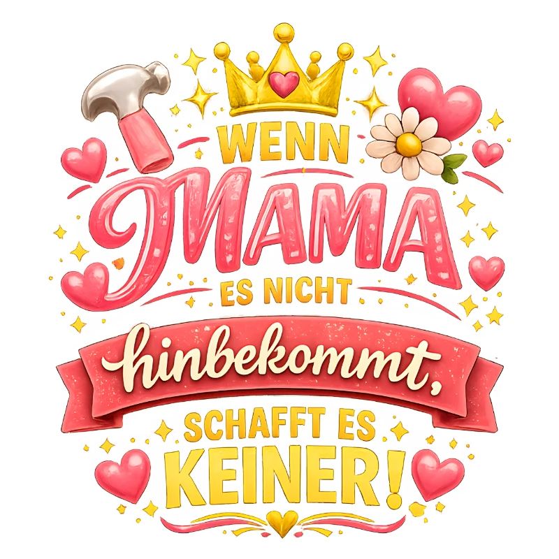 Mama bekommt alles hin Geschenk Muttertag & Kinder