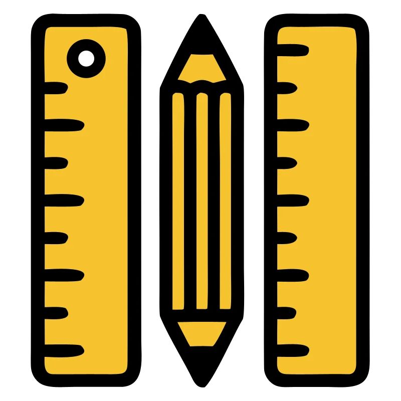 Règles-stylo dessinant l’architecture