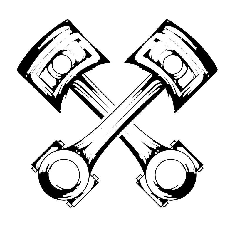 Car - Piston - Workshop - Engine - Garage