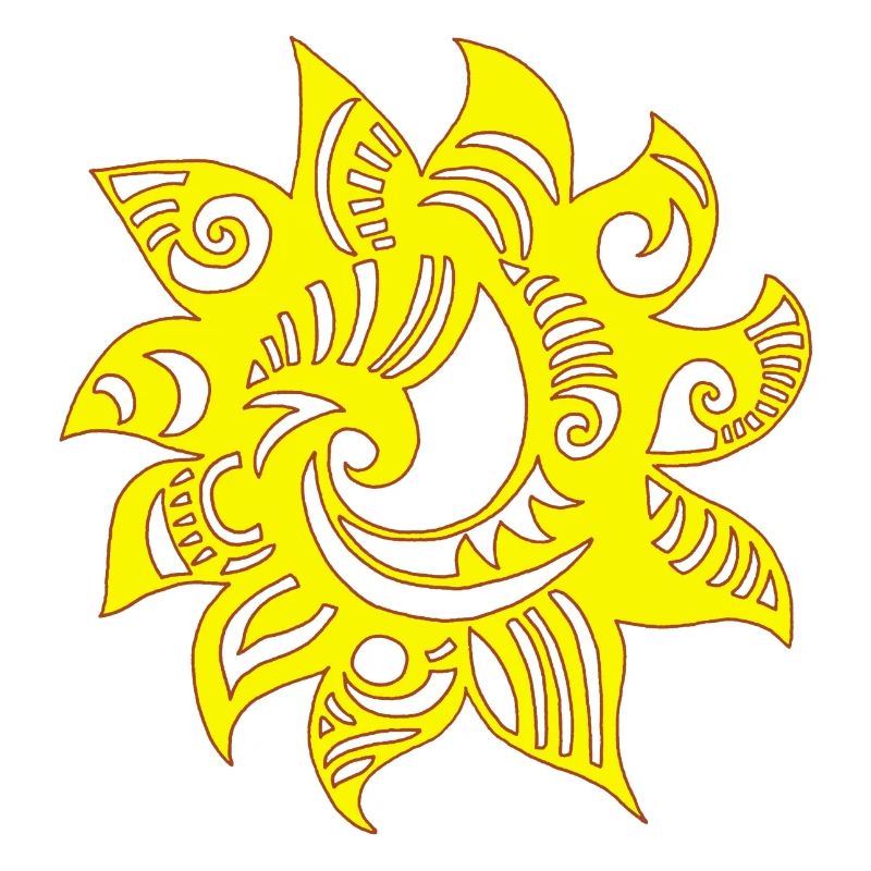 Soleil jaune étrange