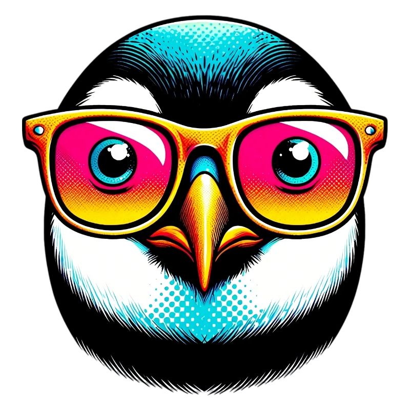 Pinguin mit Sonnenbrille