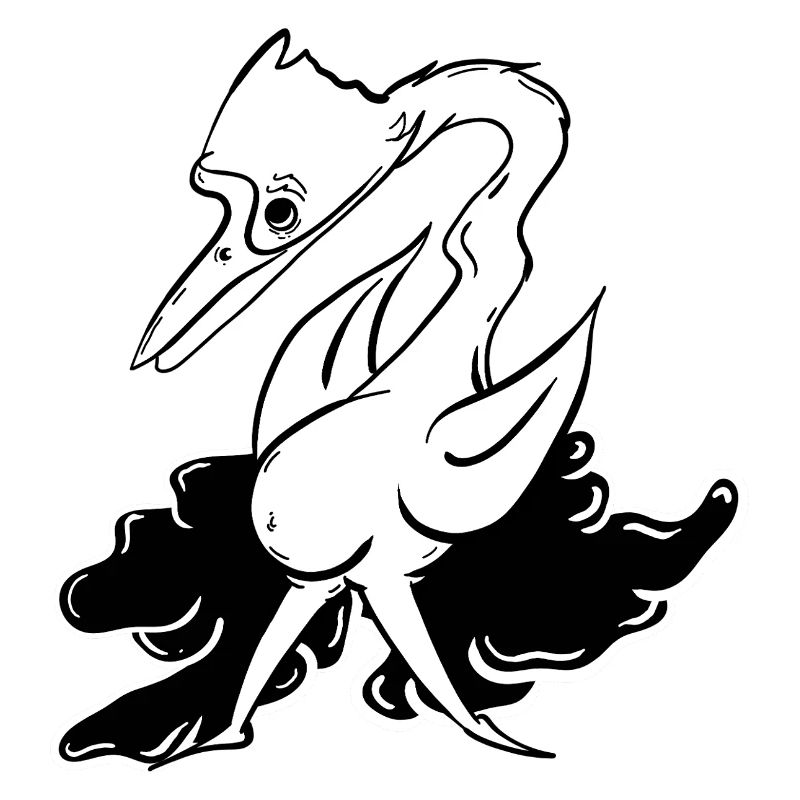 Fantasy-Liegtier mit Flugattribute