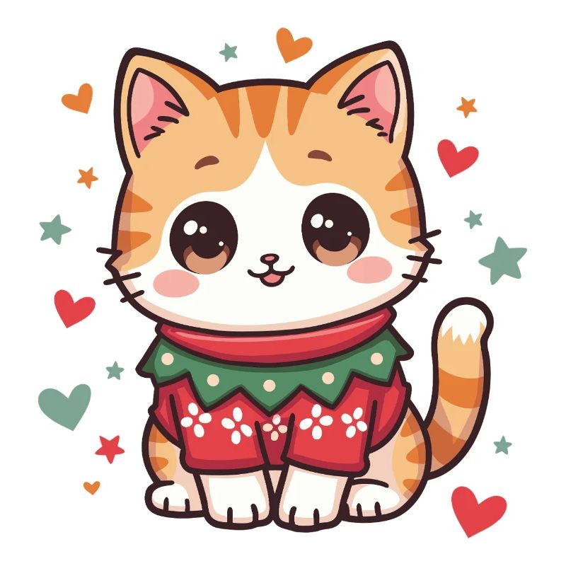Chat de Noël