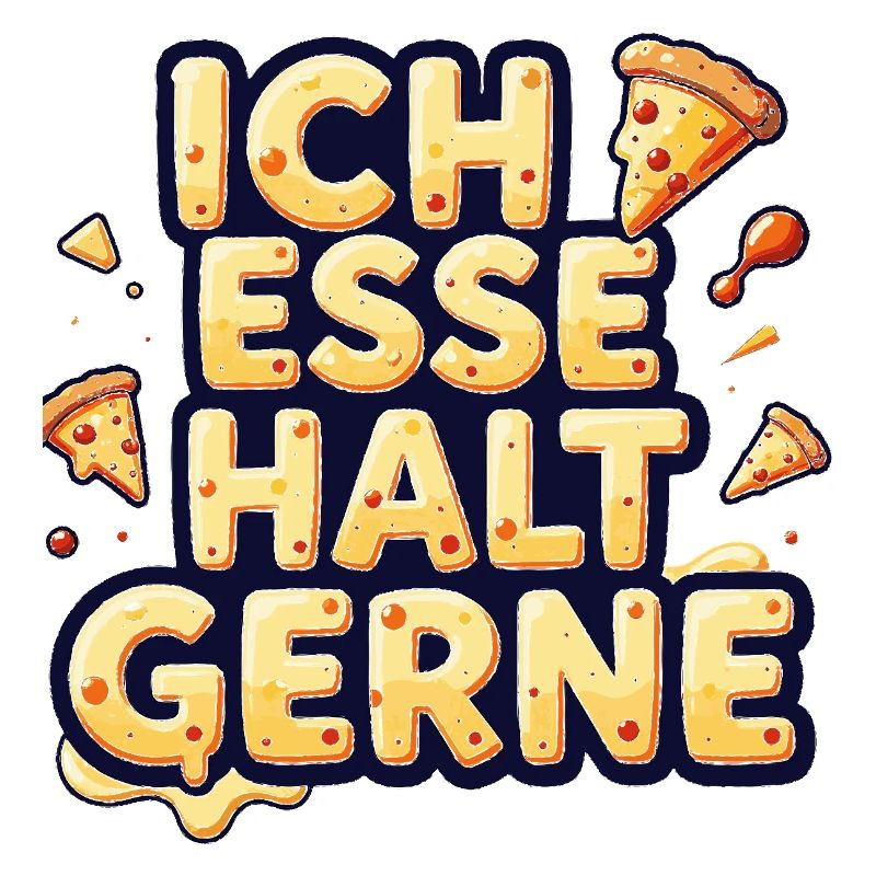 J’aime juste manger de la pizza