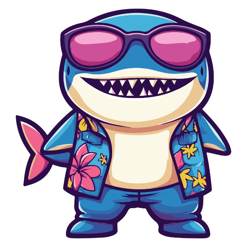 Shark Comic Vacation