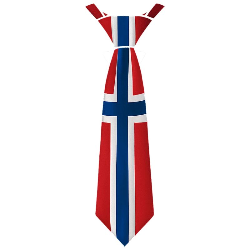 Cravate norvégienne – Conception du drapeau