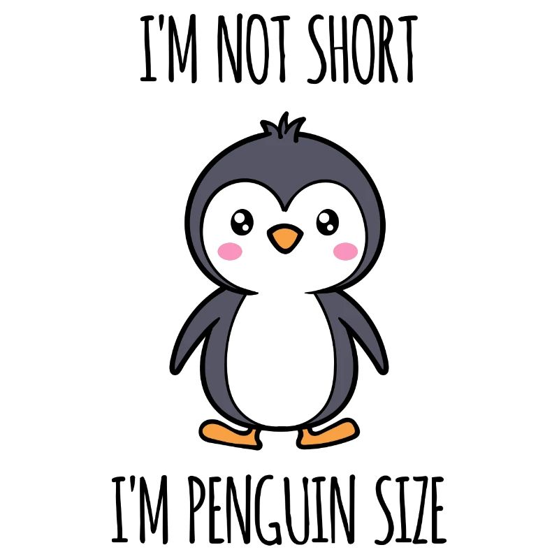 Süß Seevogel Pinguin Tier Vogel Statement