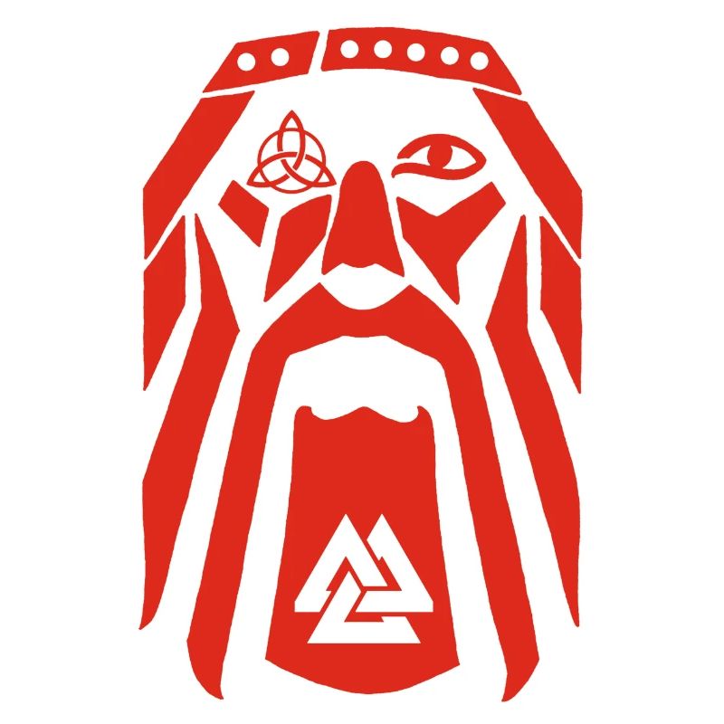 Wikingerkrieger (rot)