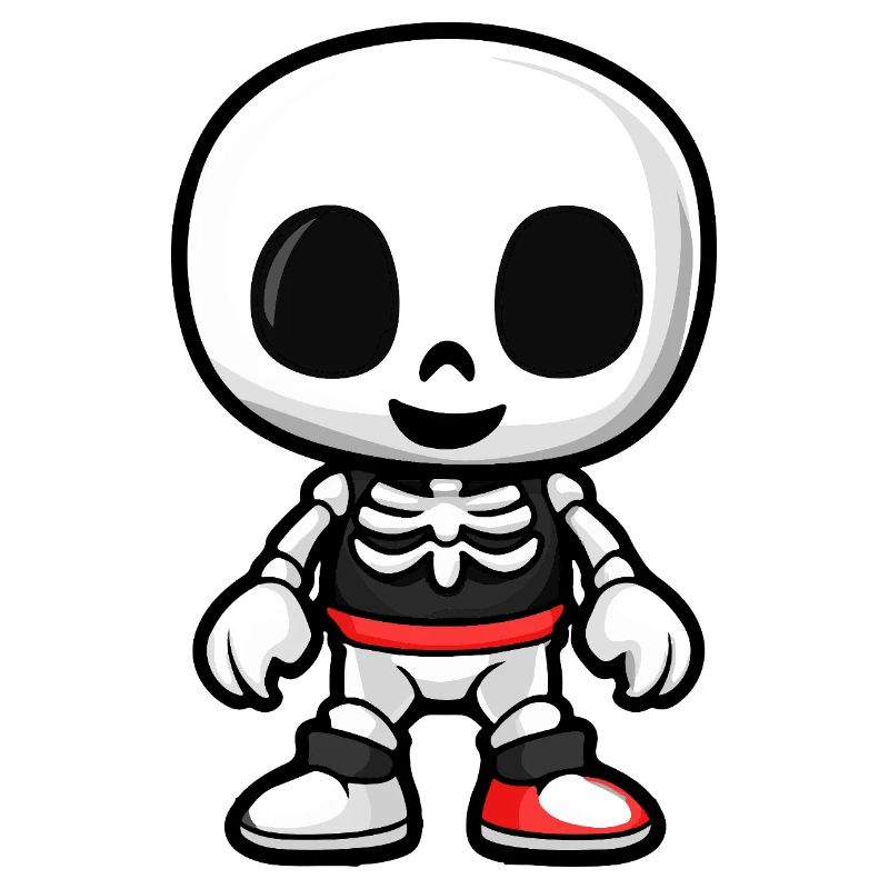 Skeleton Comic Halloween