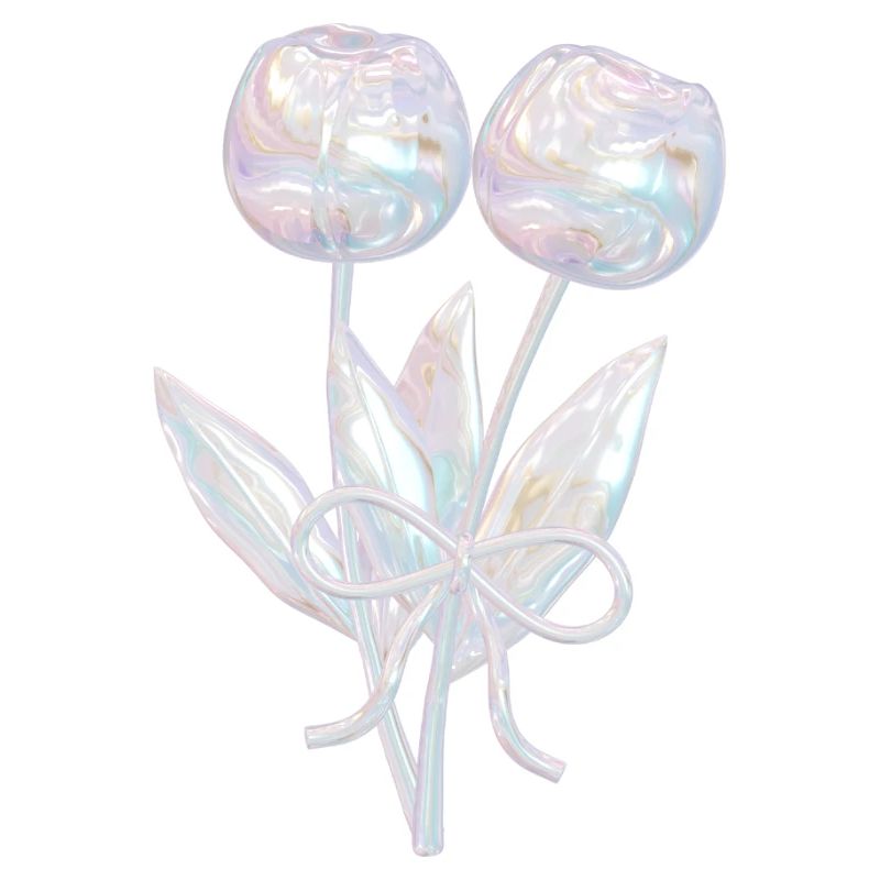 Iridescent Tulips with Rosette