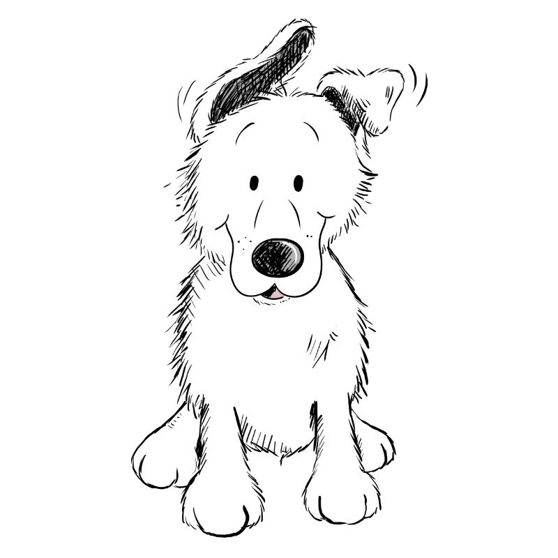 Pfiffiger Hund I Comic I Geschenk